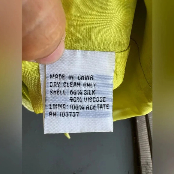 Vintage Talbots Green Tweed Knee Length Dress / Modest Dress - Women's Size 8P - Picture 3 of 4